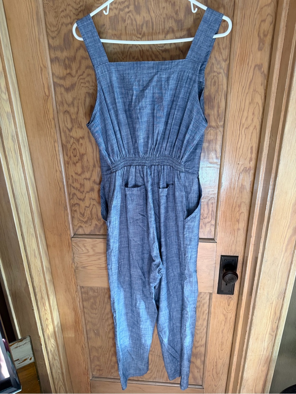 Nooworks Button-Strap Chambray overalls - Blue - Picture 2 of 6